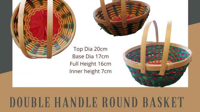 und Handmade Bamboo Basket