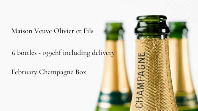 und Box Of 6 Bottles Of Champagne