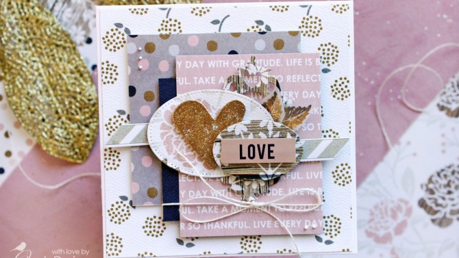 Image of 'Love' Handmade Card