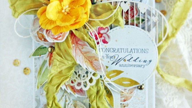 und Wedding Anniversary Handmade Card