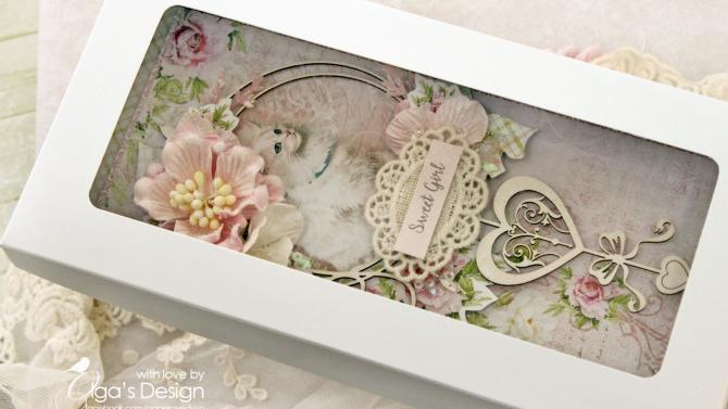 und Baby Girl Vintage Style Card