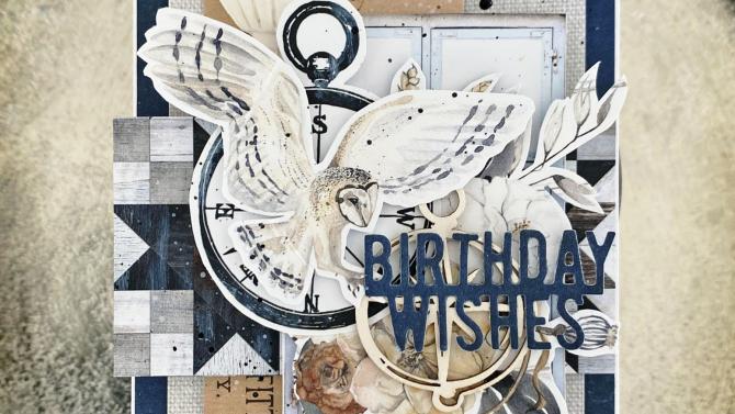 und 'Birthday Wishes' Masculine Card